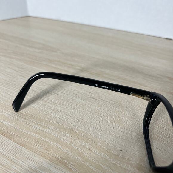 Fendi F977 001 Sunglasses Frames Only Glossy Black Gold 54-14-135 Italy main image 9